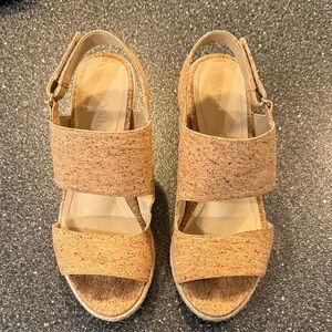 Women’s Vionic Brooke Cork Wedge Sandals - size 7